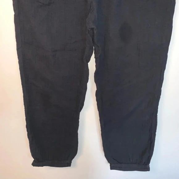 Xirena Black Textured Cropped Tapered Jogger Pants XS - Picture 7 of 11